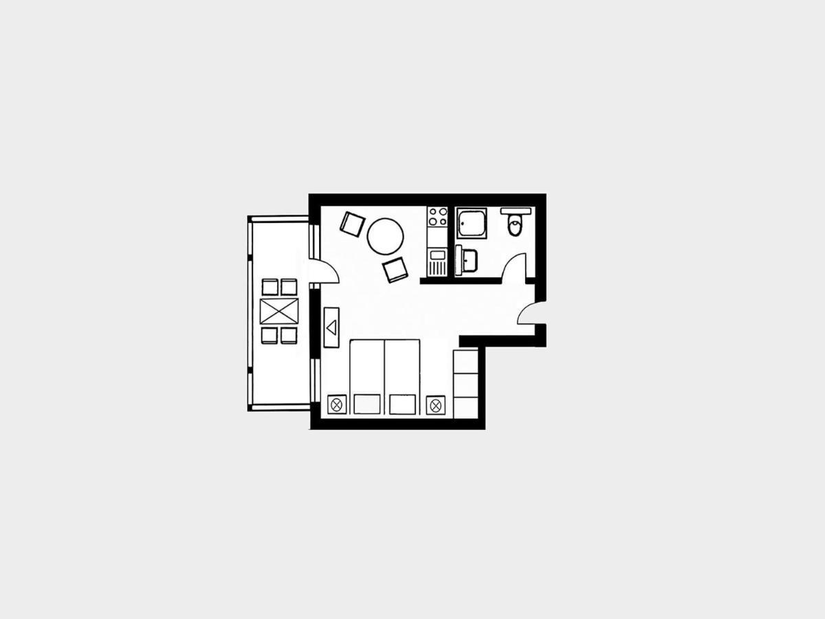 Strandvillen Binz - 1-Raum-Ferienwohnung Mit Balkon Sv-554 Ngoại thất bức ảnh